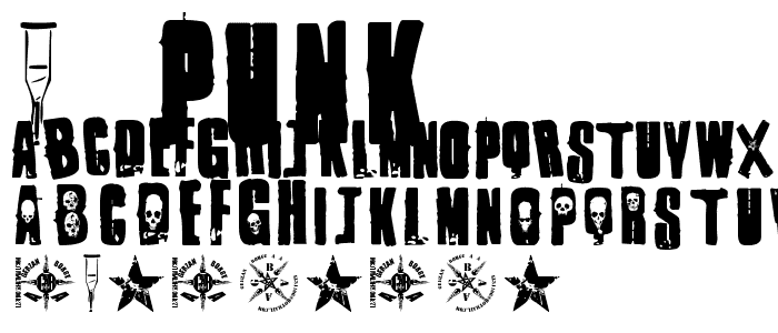 1 Punk font